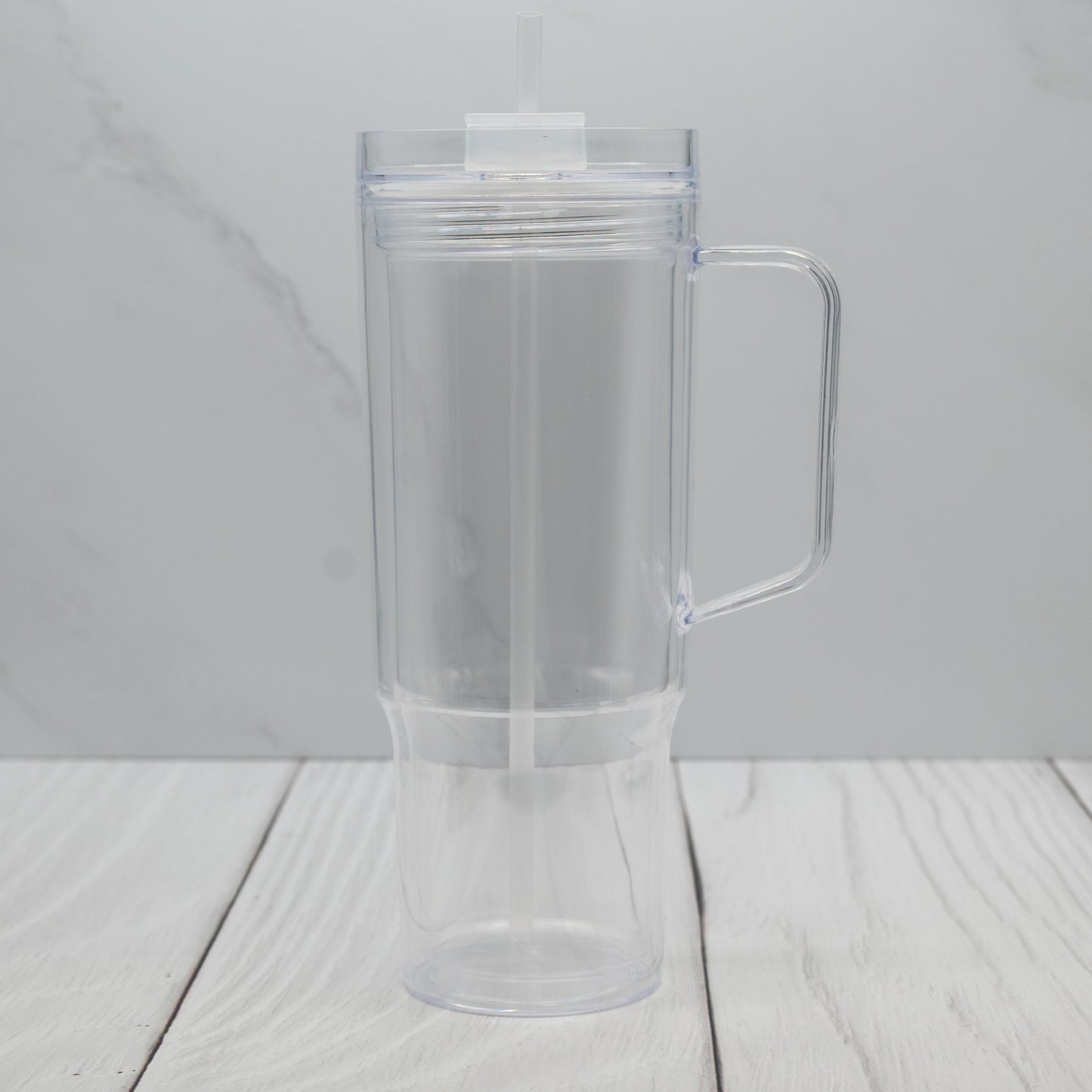 Plastic Snow Globe 40 oz Tumbler