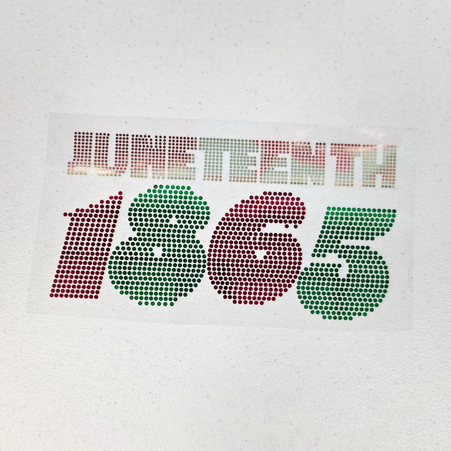 Juneteenth-Spangled Metallic Transfer SP6