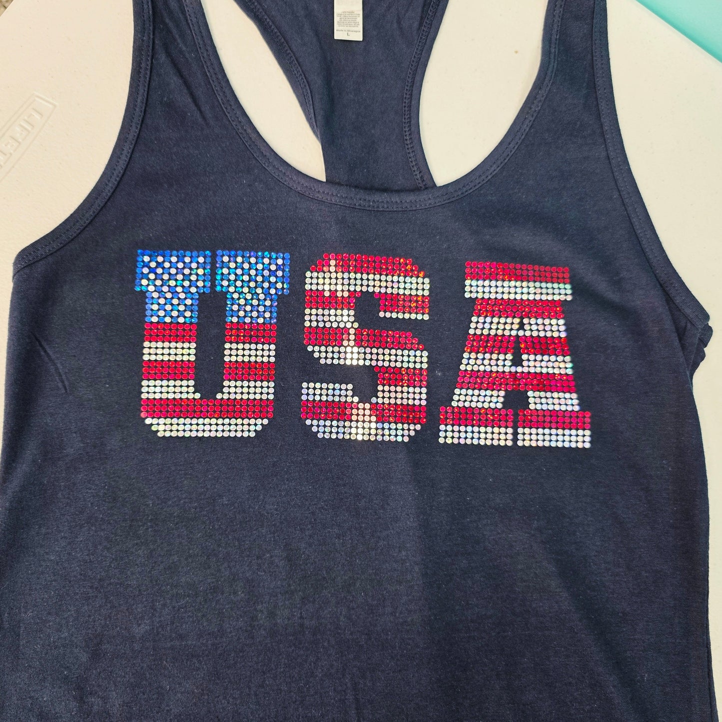 USA-Spangled Holographic Transfer SP5