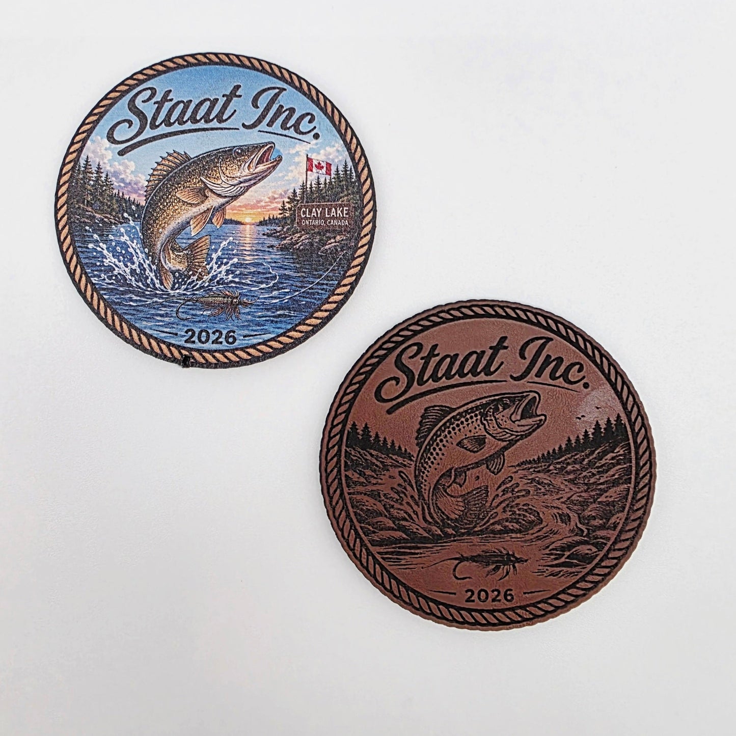 Custom Leather Hat Patch
