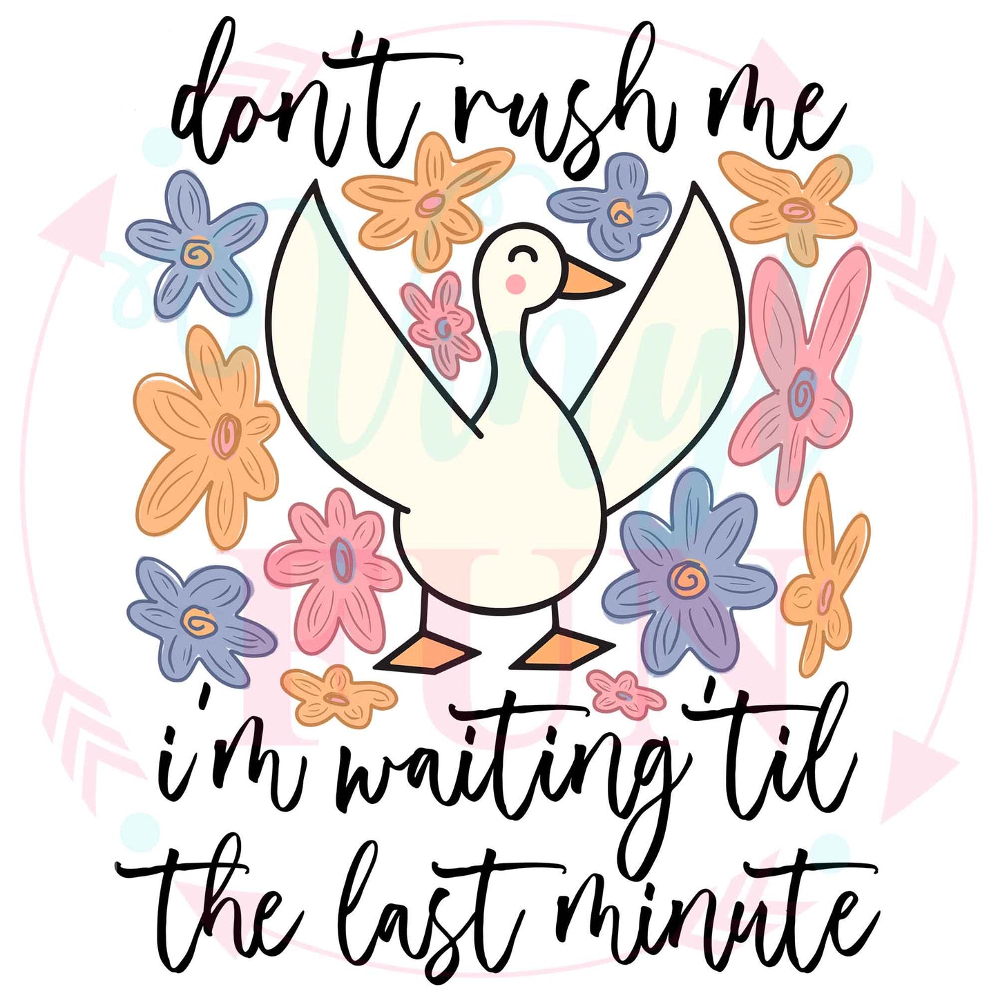 Don't Rush Me Transfer - 177