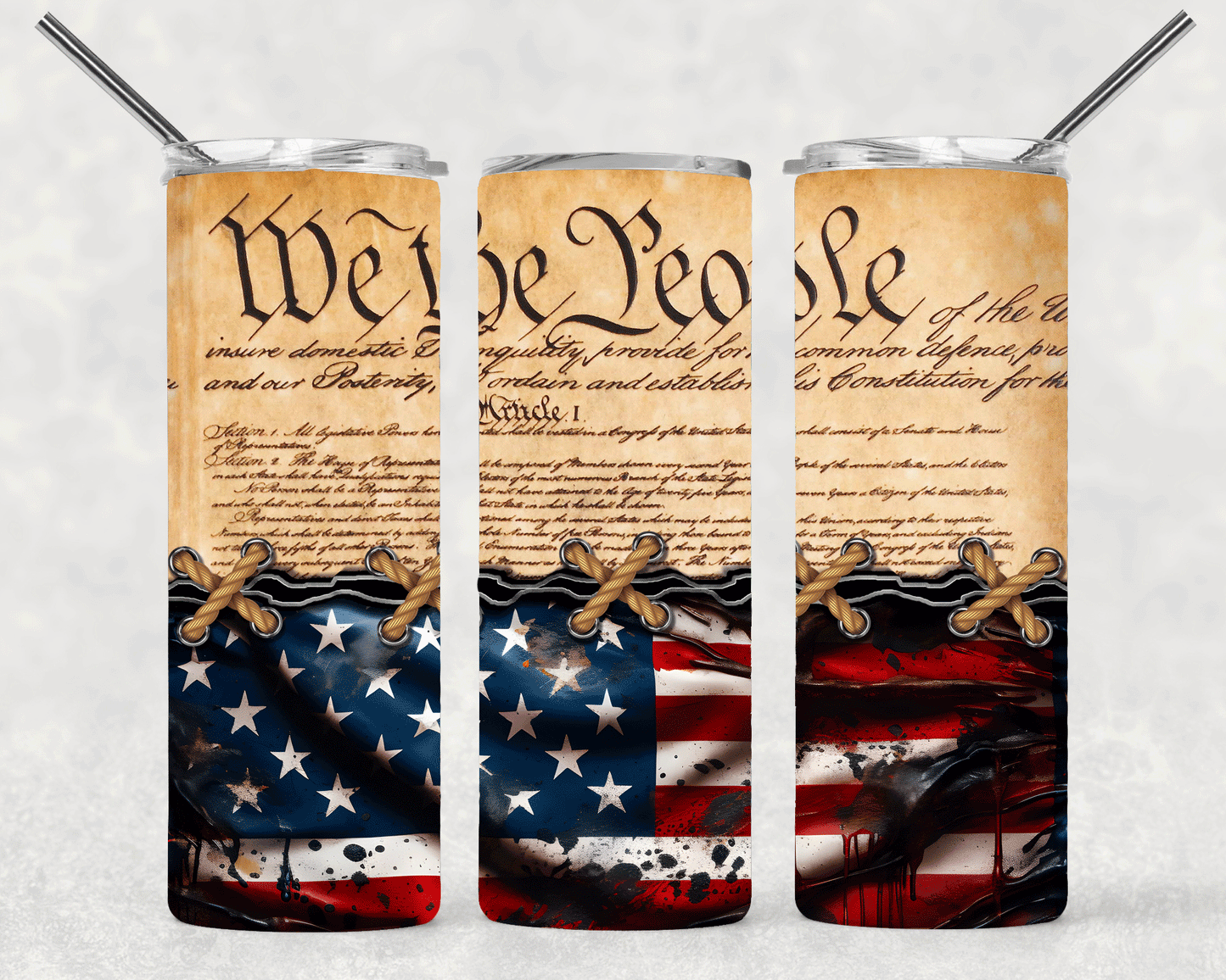 People Flag Wrap For Straight Tumbler-S263