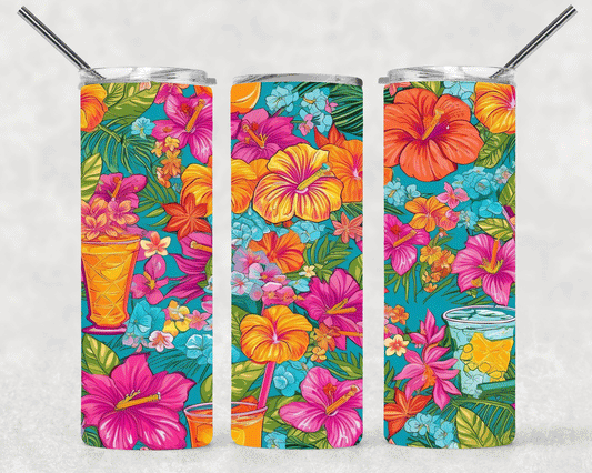 Colorful Summer Wrap For Straight Tumbler-S306