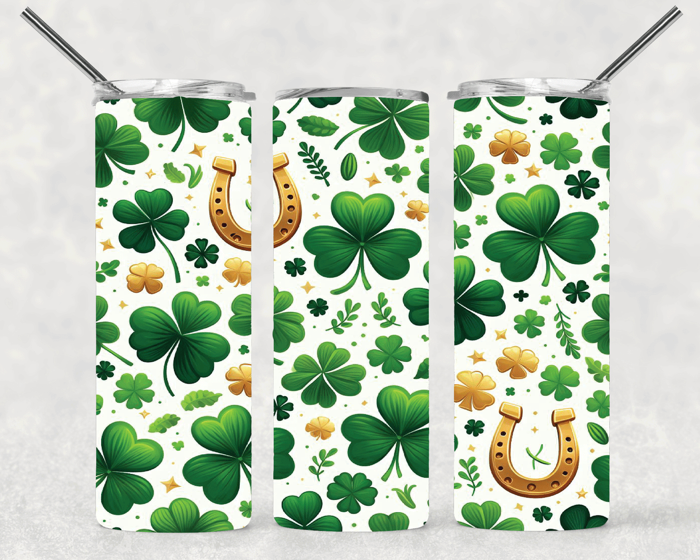 Clover Wrap For Straight Tumbler-S527