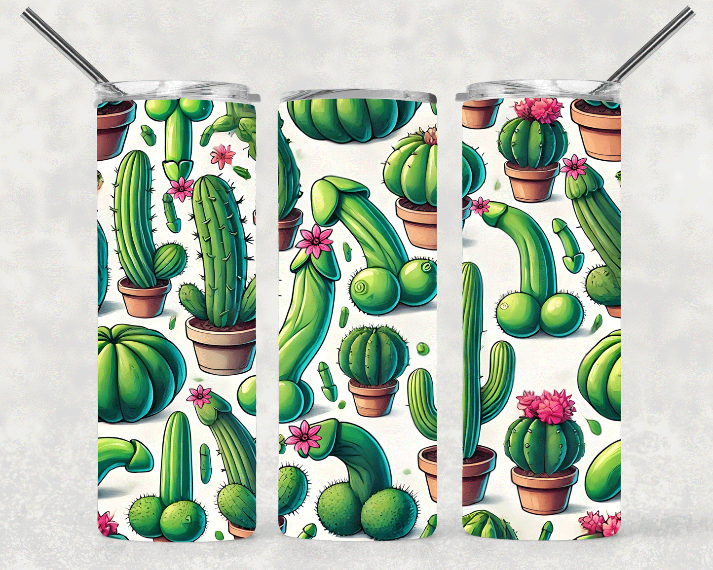 Plant Time Wrap For Straight Tumbler-S548