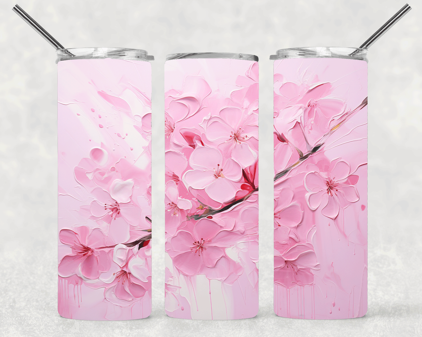 Cherry Blossom Wrap For Straight Tumbler-S596