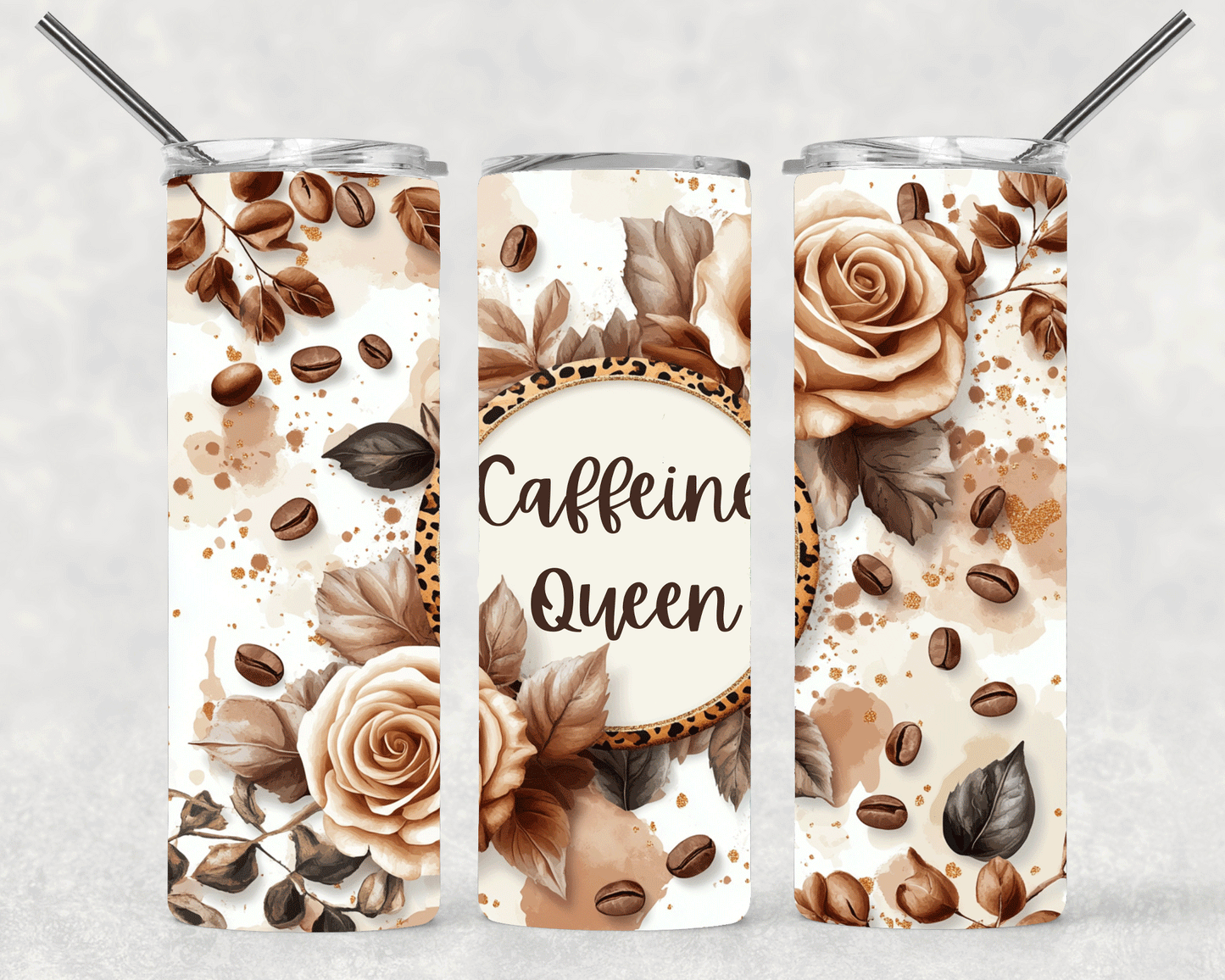Caffeine Queen Wrap For Straight Tumbler-S601