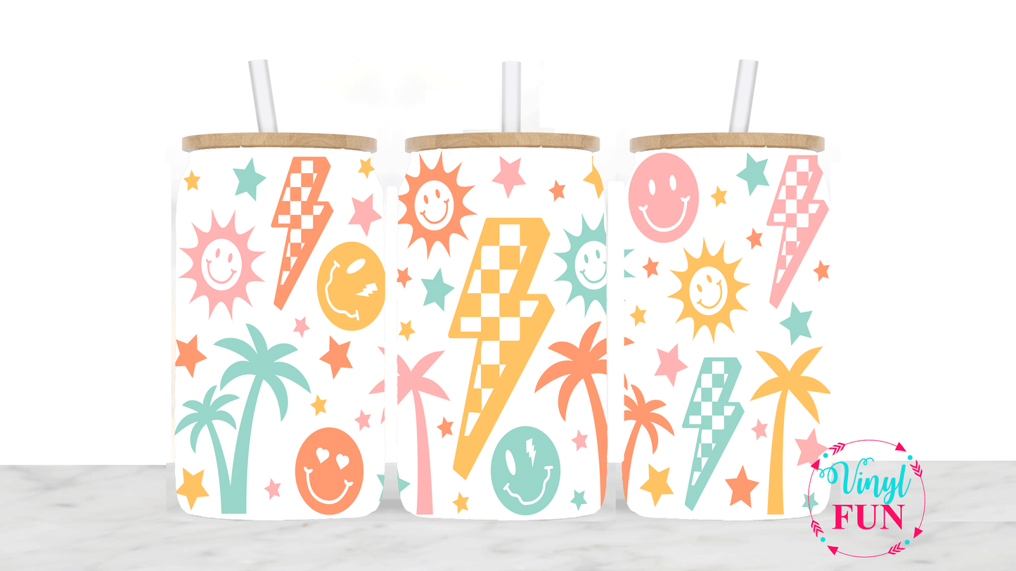 Summer Bolts UVDTF Libbey Glass Wrap - UV150