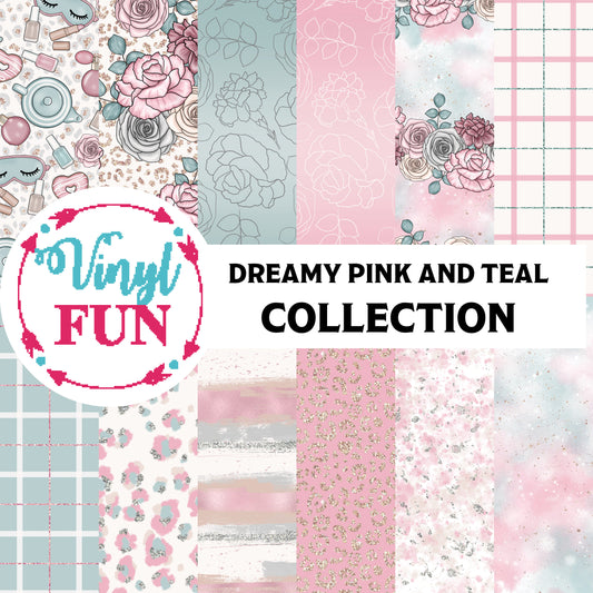 Dreamy Pink & Teal Collection-B6