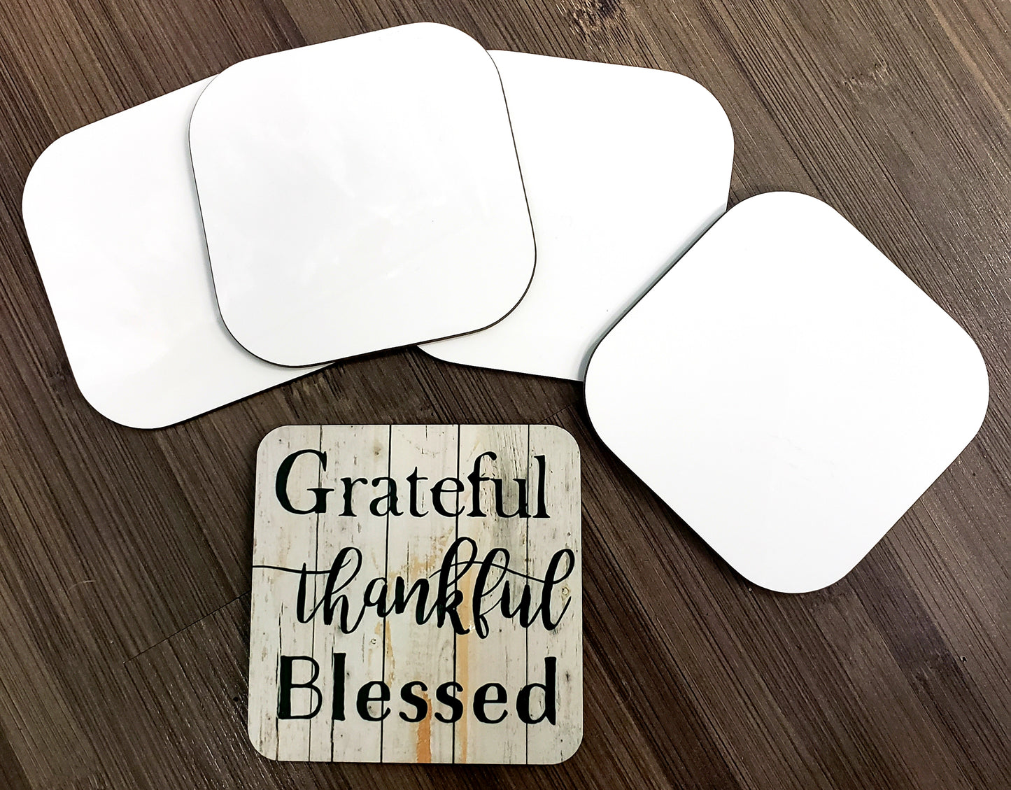 Hardboard Sublimation Drink Coasters 4"-You Choose Shape