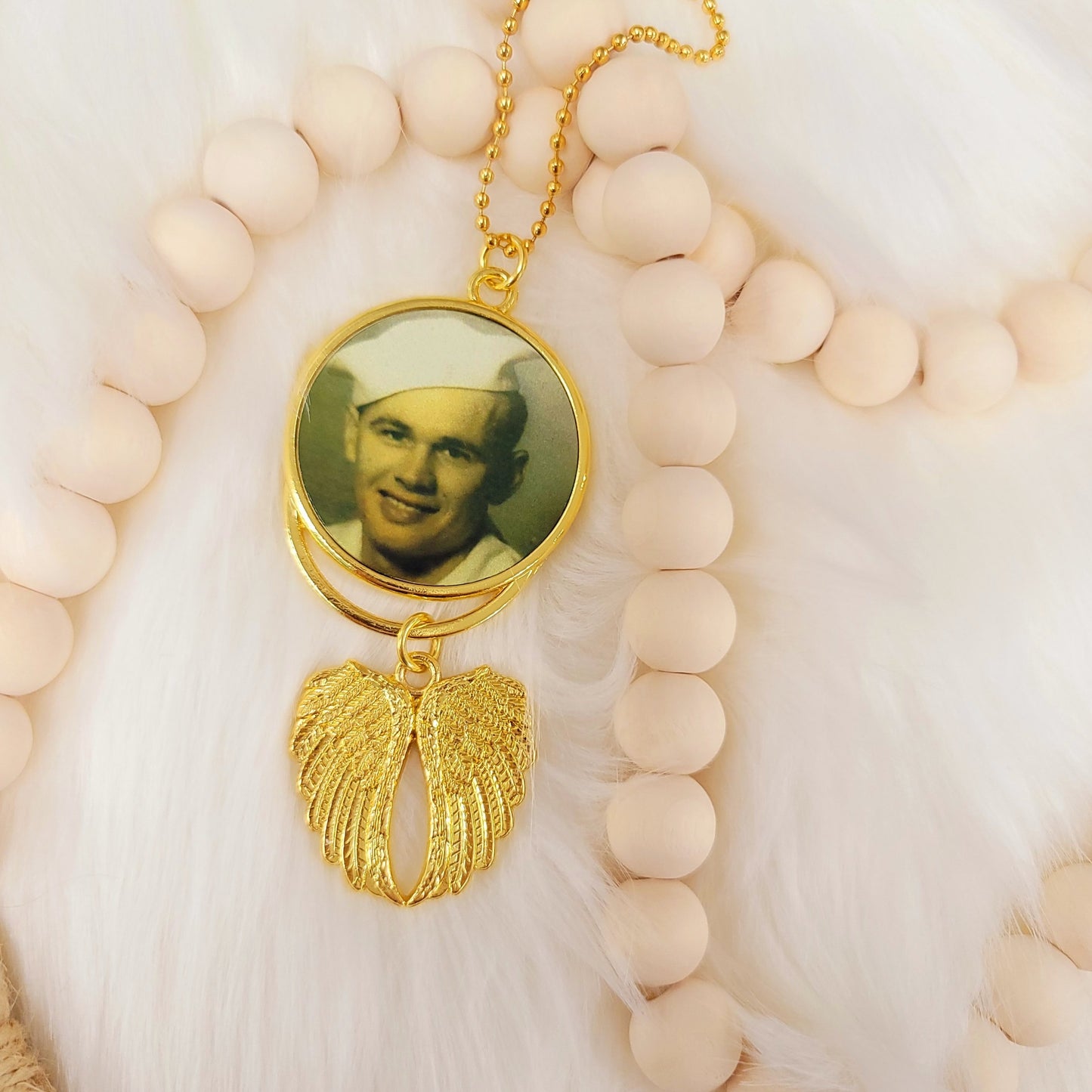 Sublimation Angel Wing Pendant-Double Sided