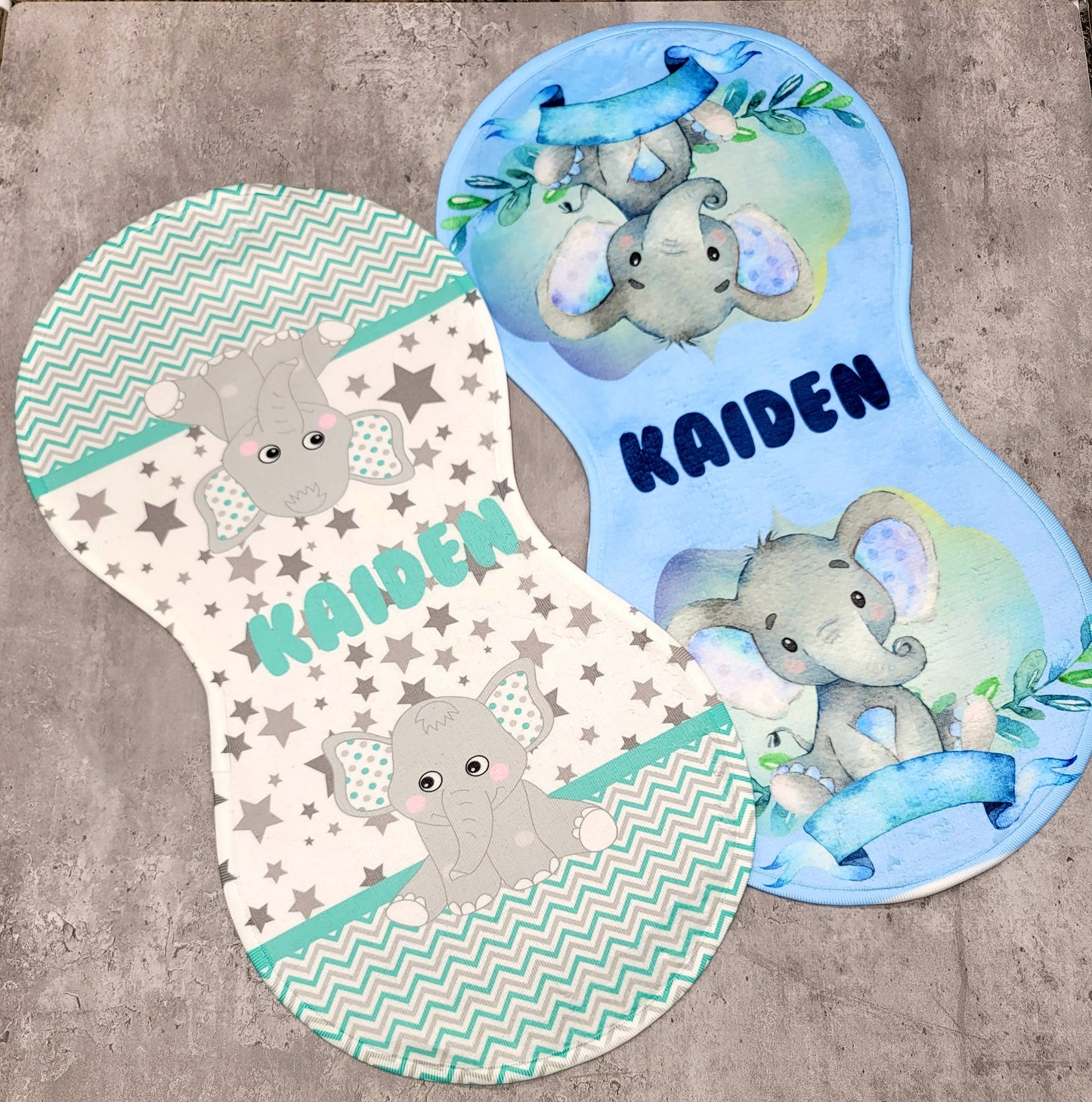 Sublimation Peanut Burp Cloth