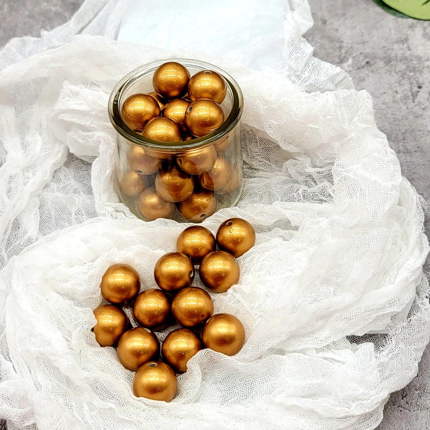 Metallic Colored Beads - 10PK