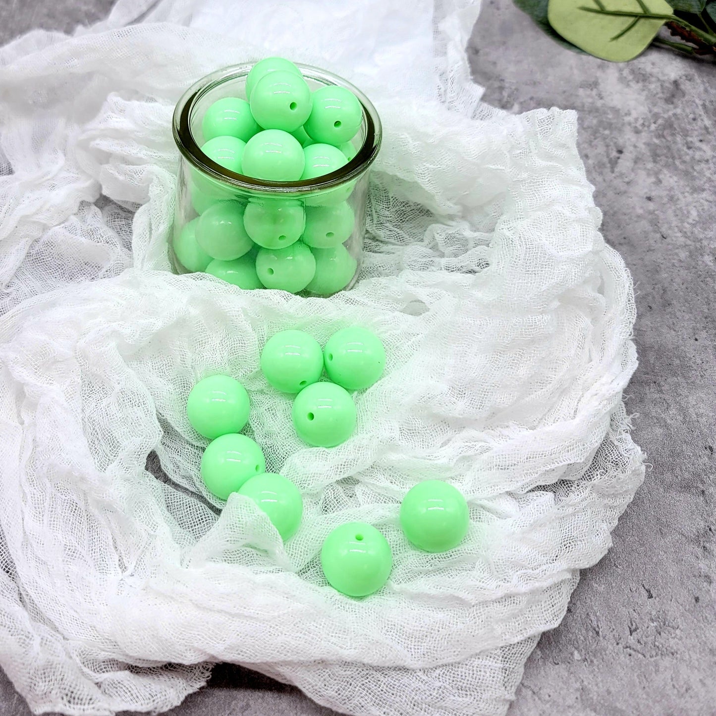 Solid Colored Beads - 10PK