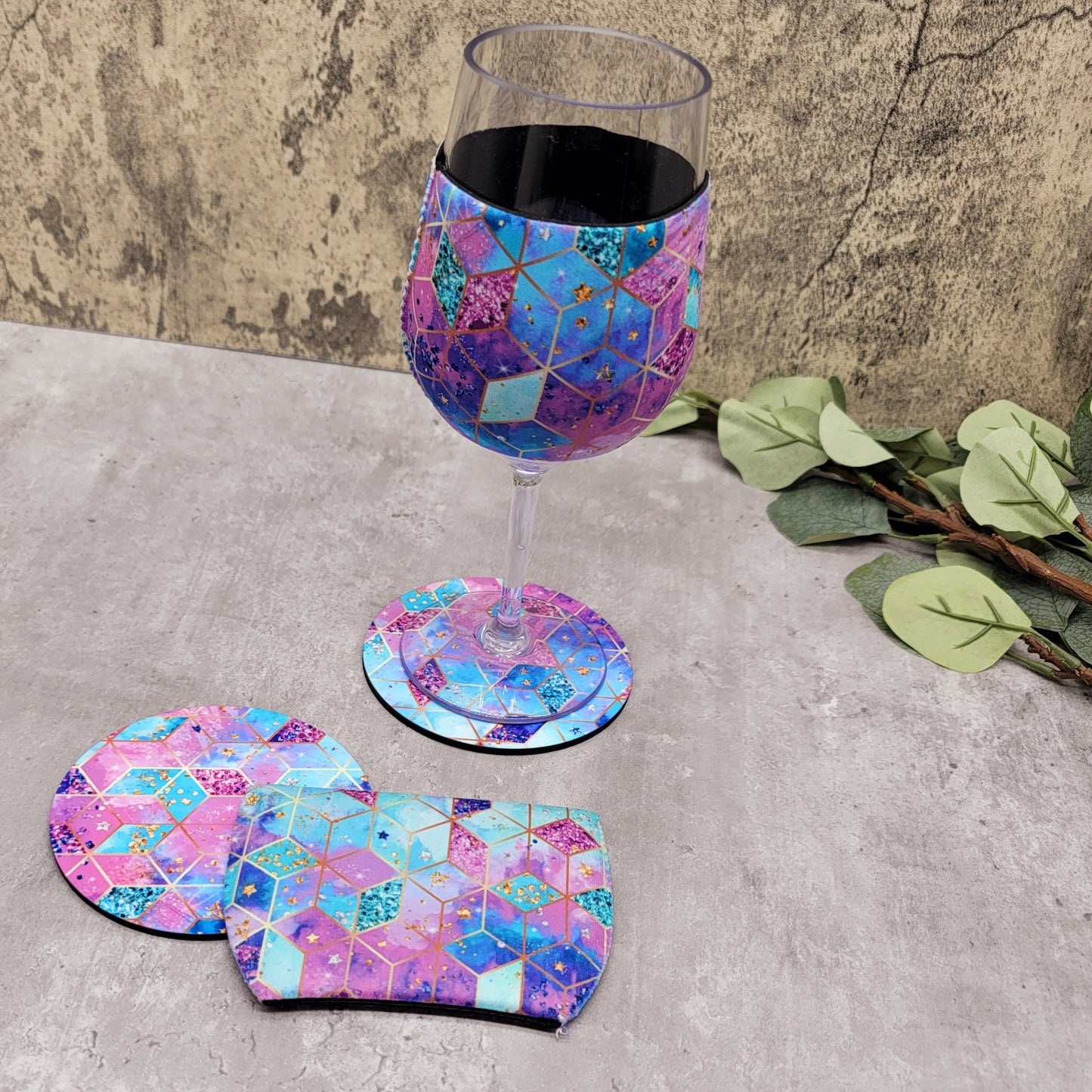 Sublimation Wine Neoprene Koozie
