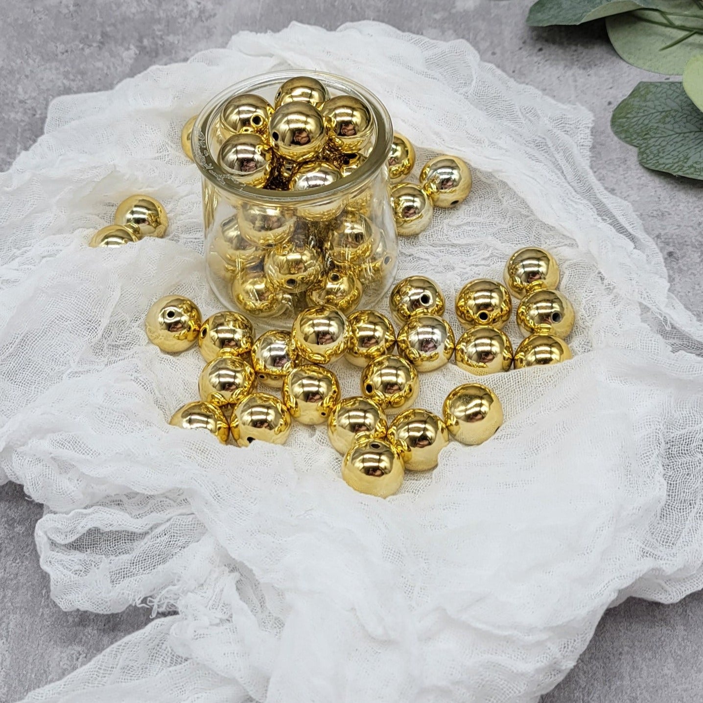 Chrome Colored Beads - 10PK