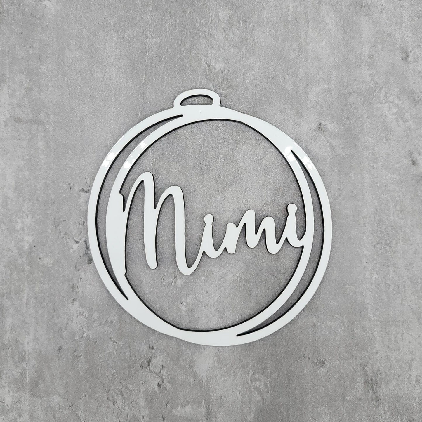 Sublimation Family Car Pendant-You Choose Words