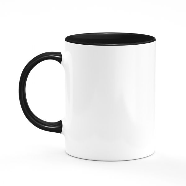 Black Handle Sublimation Mug