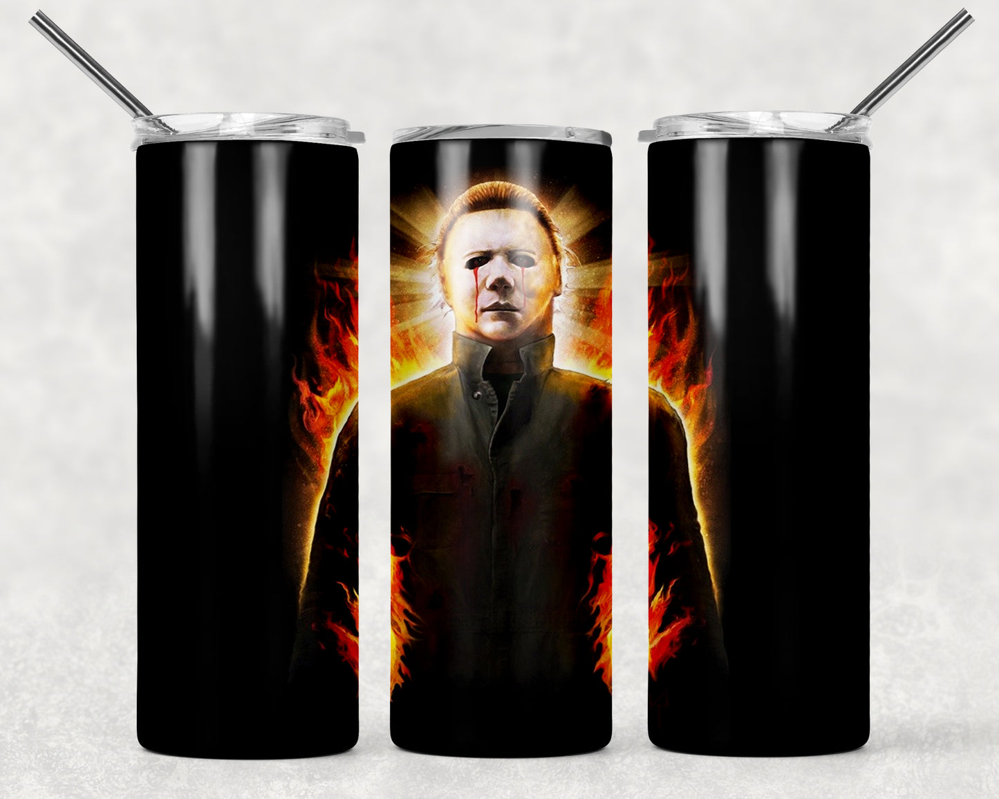 Scary Movie Wrap For Straight Tumbler-290