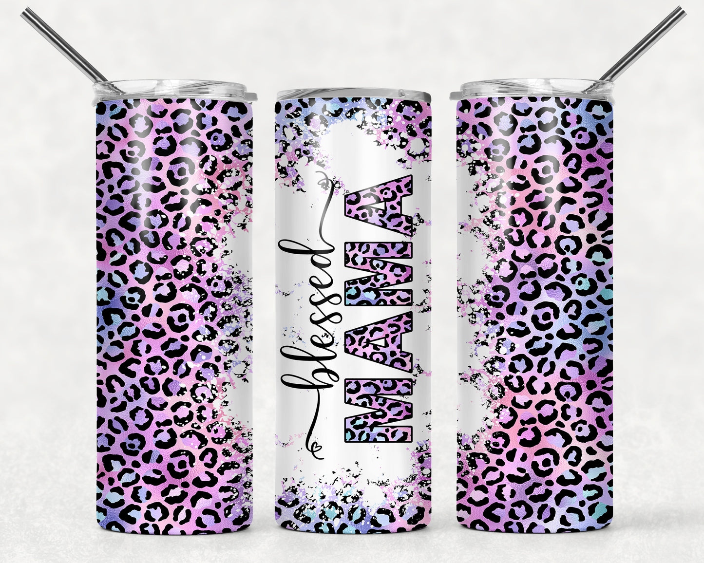 Blessed Mama Wrap For Straight Tumbler-514