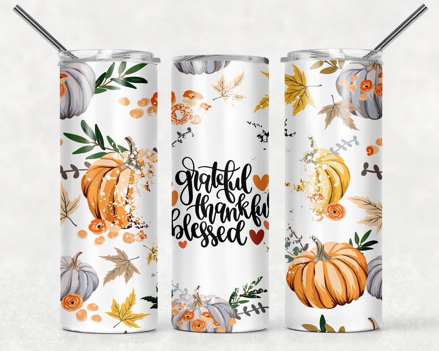Thankful Wrap For Straight Tumbler-751