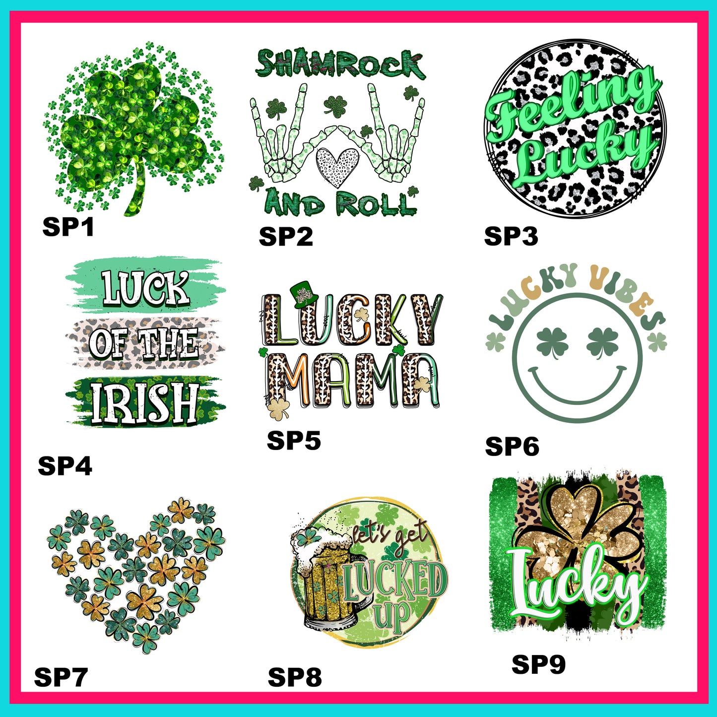 St. Patricks Transfer Bundle-For Fabrics