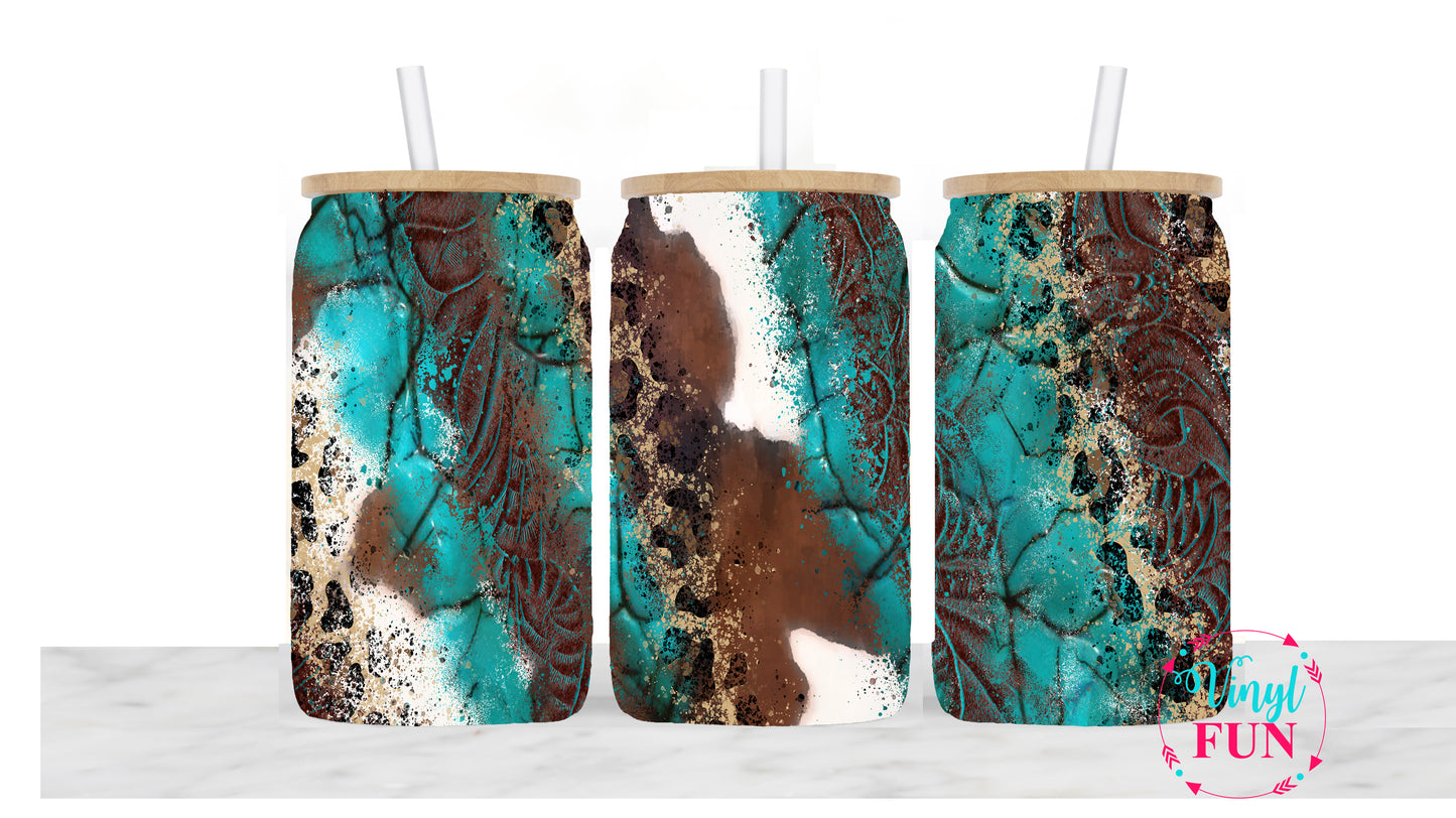 Western Vibe 2 Sublimation Libbey Wrap - L14