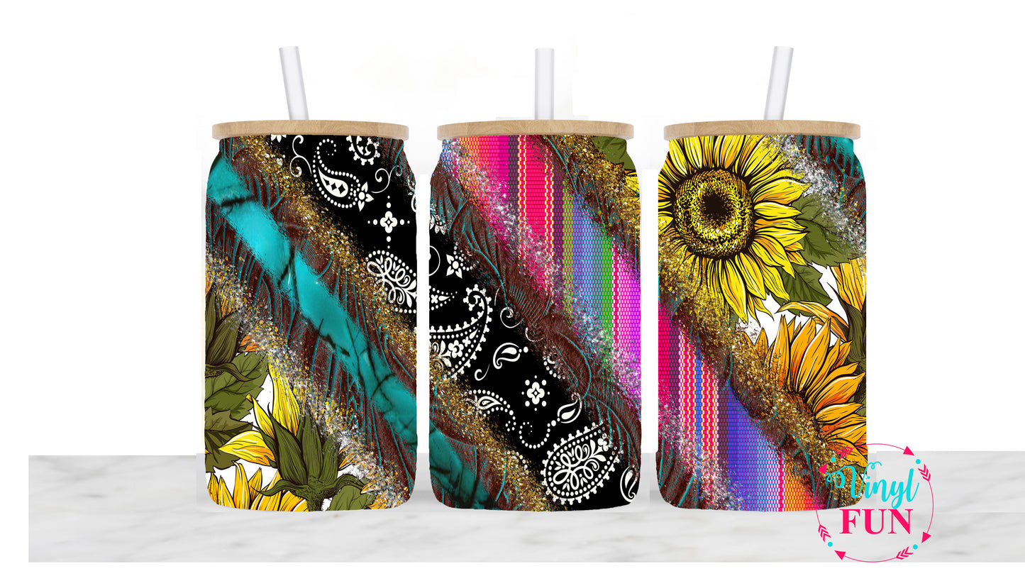 Mixed Patterns Sublimation Libbey Wrap - L18