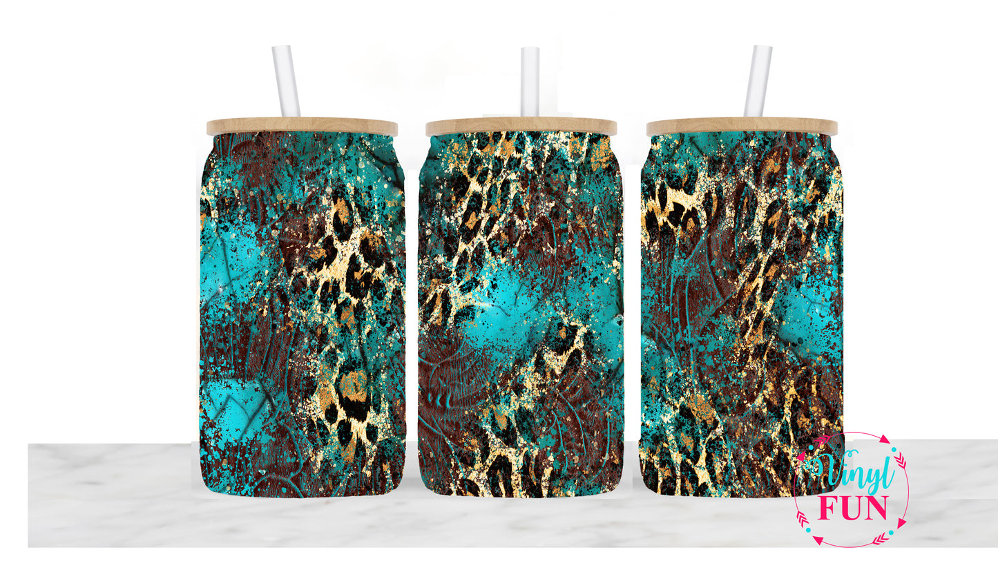 Glorious Leopard Sublimation Libbey Wrap - L31