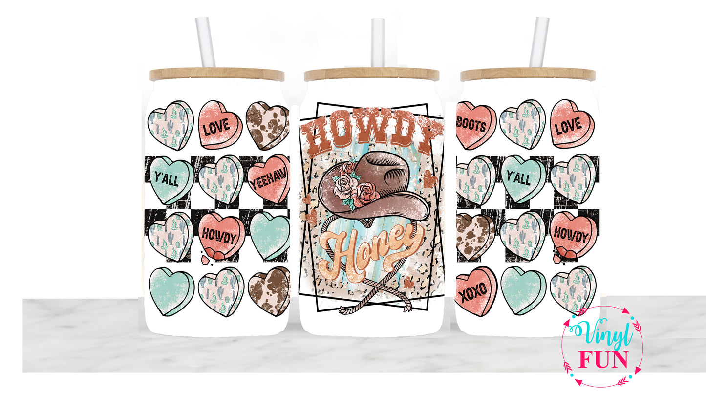 Howdy Honey Sublimation Libbey Wrap - L42