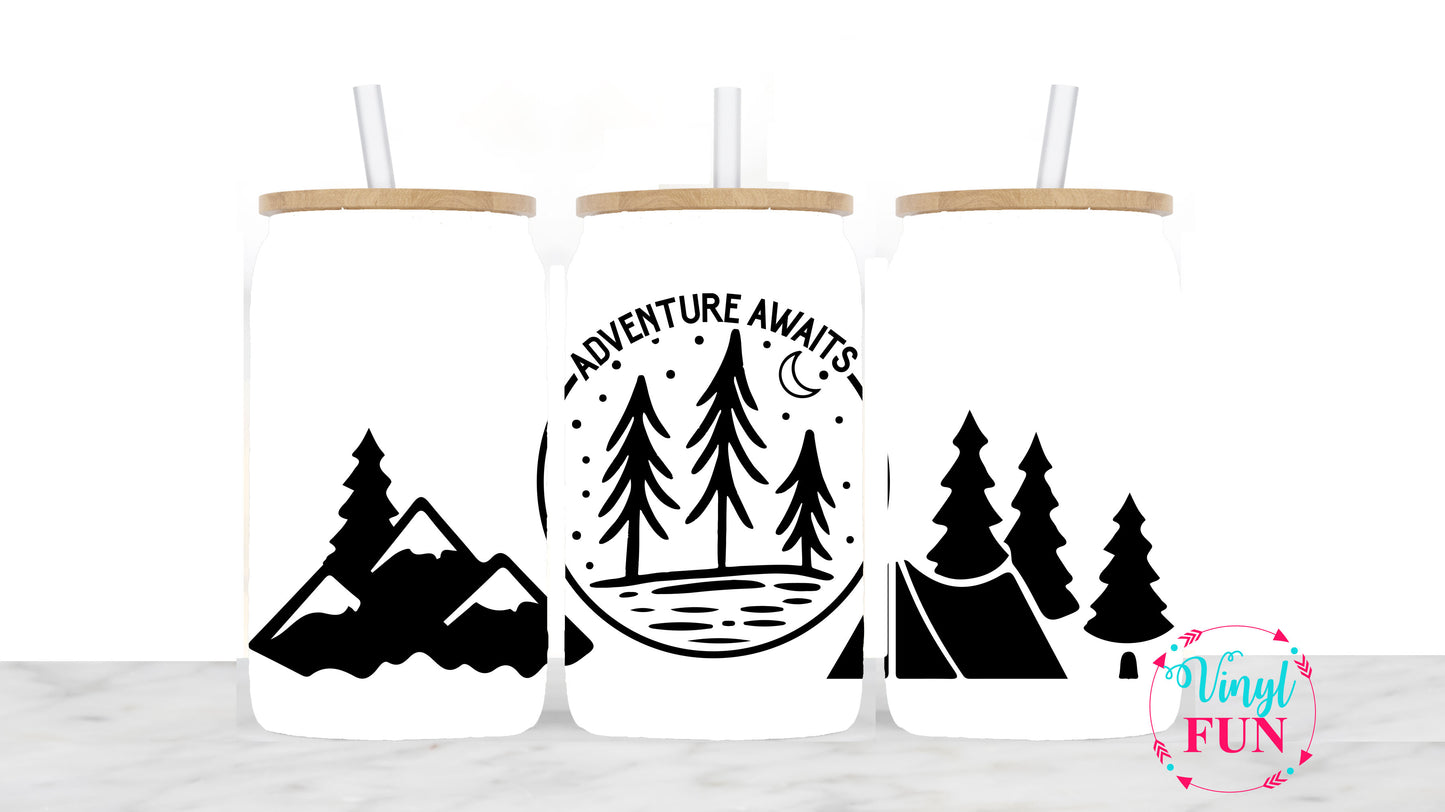 Adventure Awaits Sublimation Libbey Wrap - L45