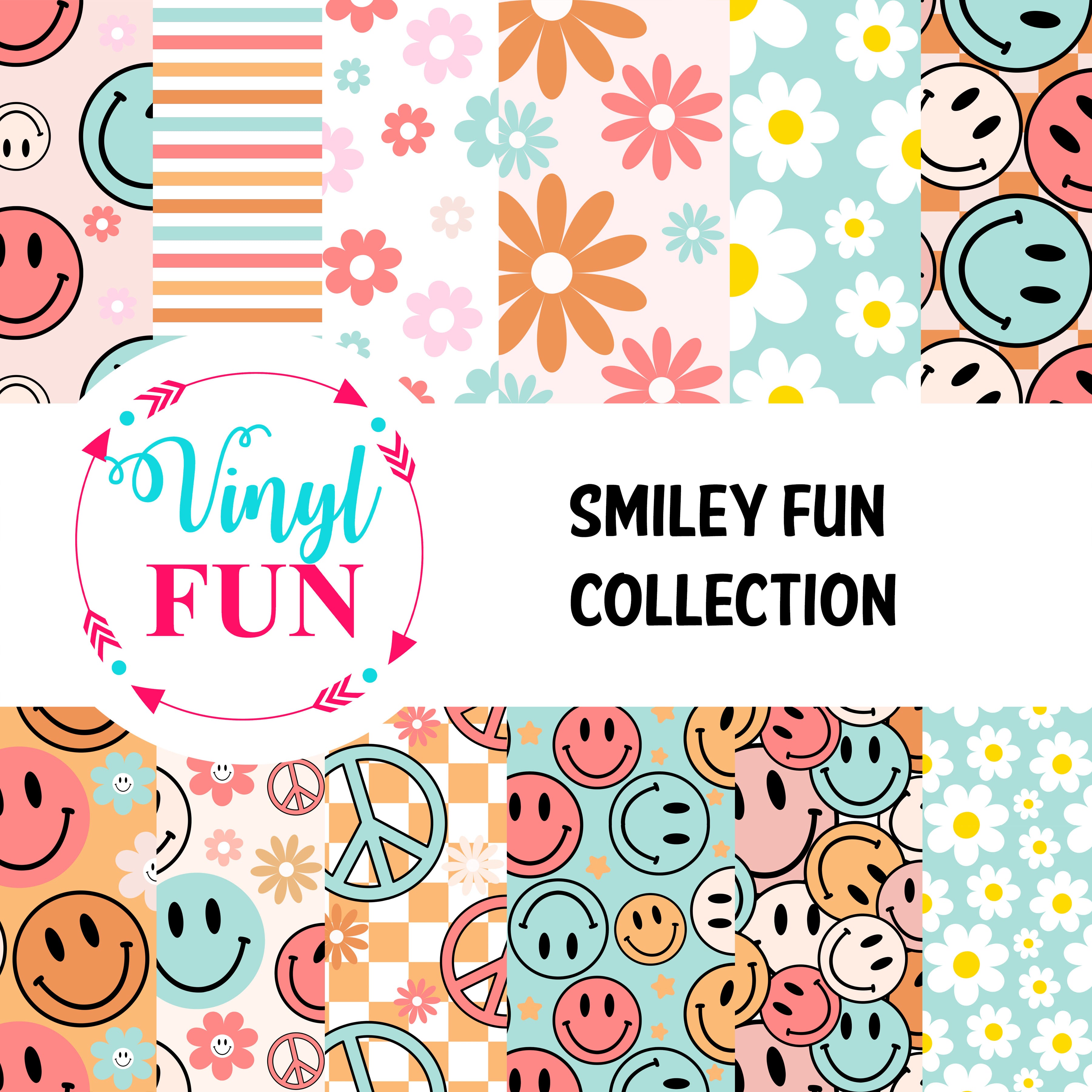 HEAT TRANSFER VINYL HTV – Tagged Smiley– Geralyn's Gems & Gifts