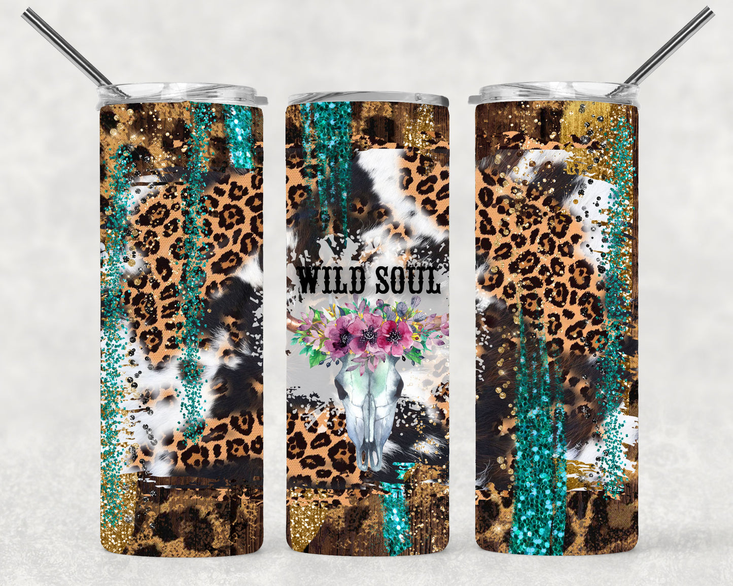 Wild Soul Wrap For Straight Tumbler-M194