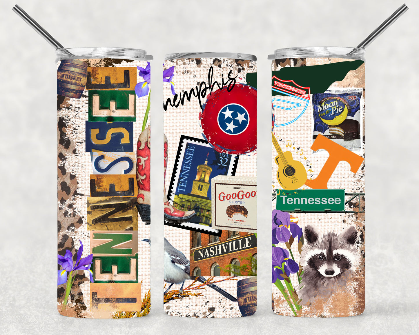 Tennessee Wrap For Straight Tumbler-M213