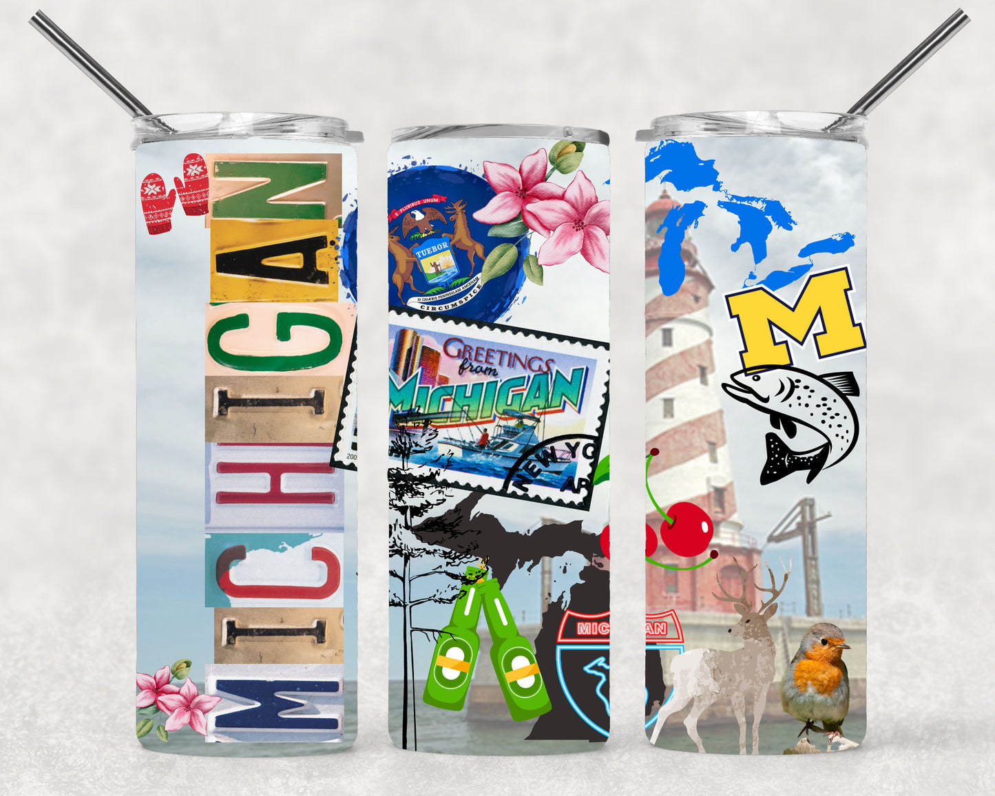 Michigan Wrap For Straight Tumbler-M214