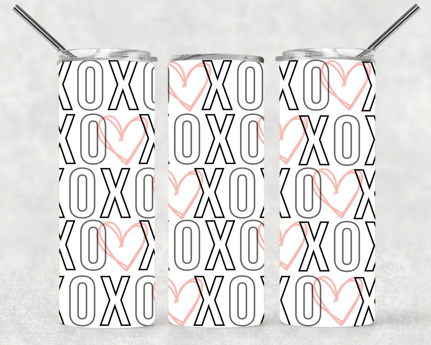 XOXOX Wrap For Straight Tumbler-M223