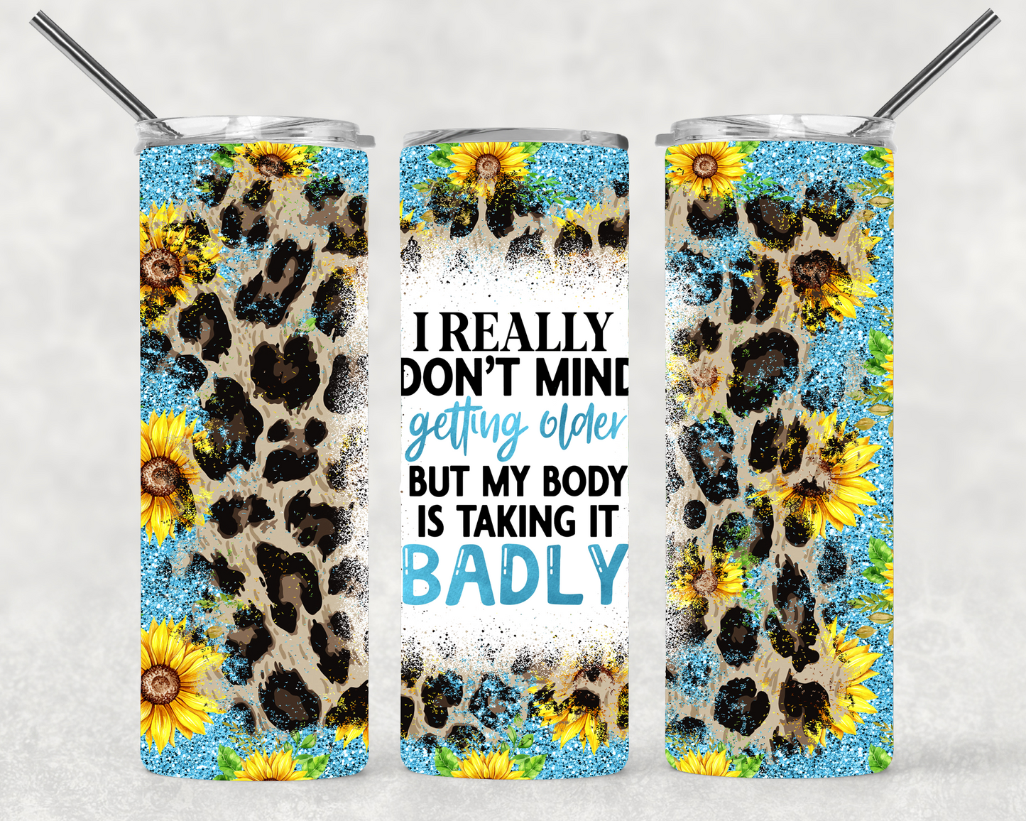 Getting Older Wrap For Straight Tumbler-M243