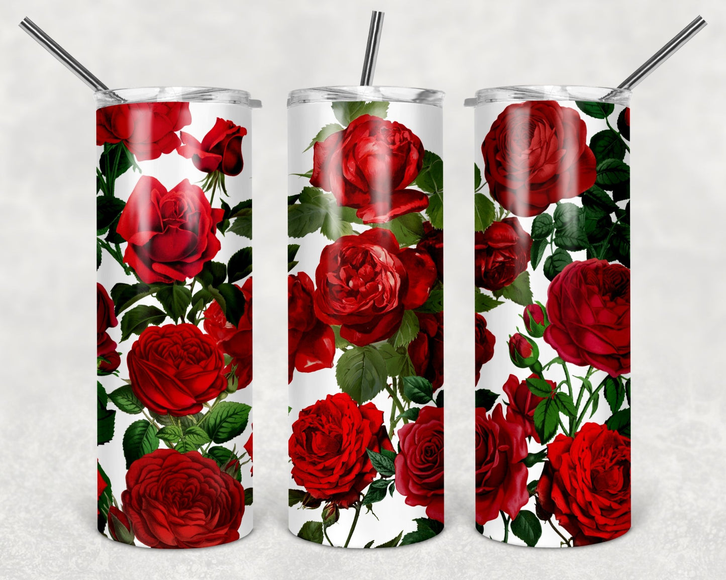 Roses Wrap For Straight Tumbler-M26