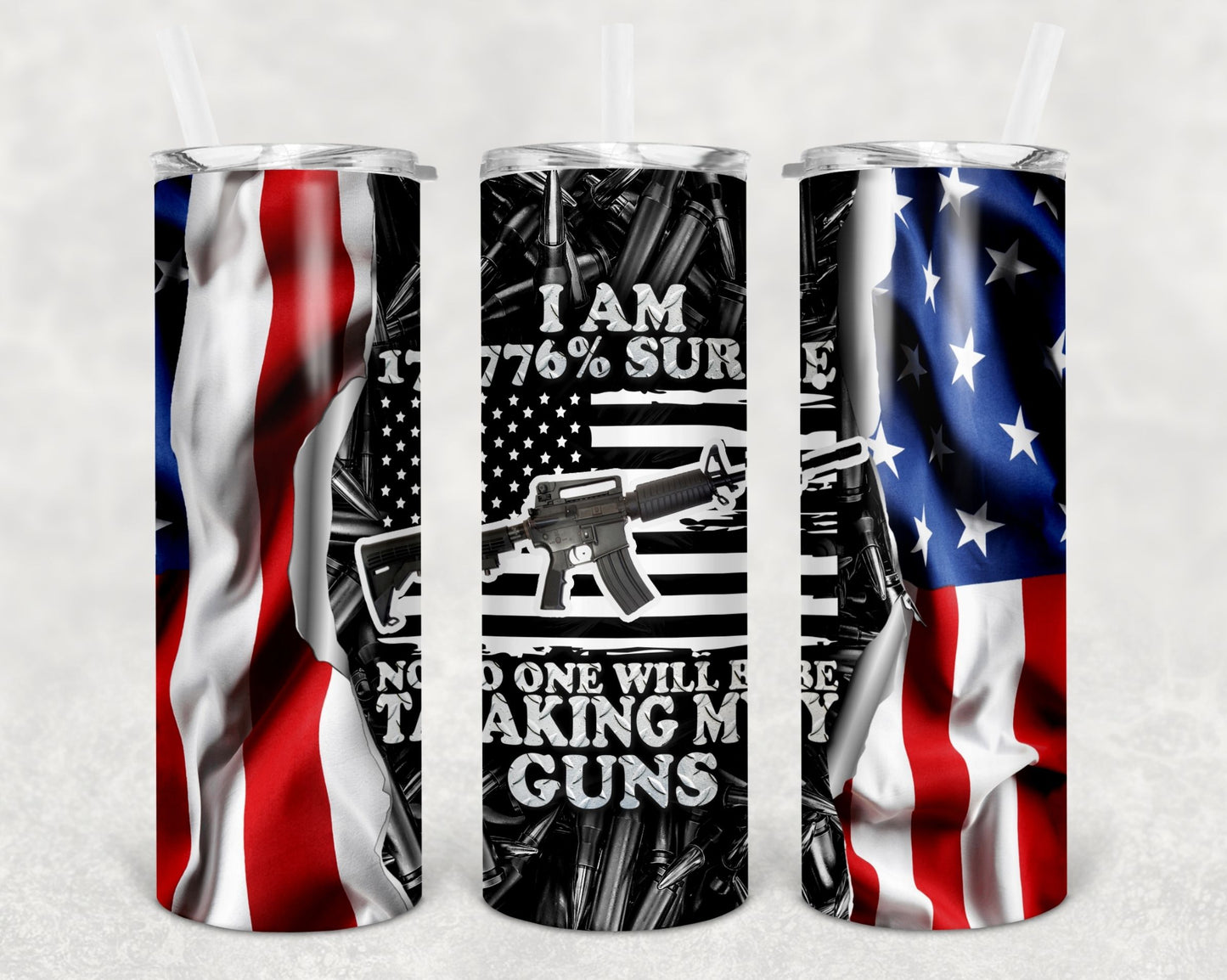 1776 Wrap For Straight Tumbler-M60