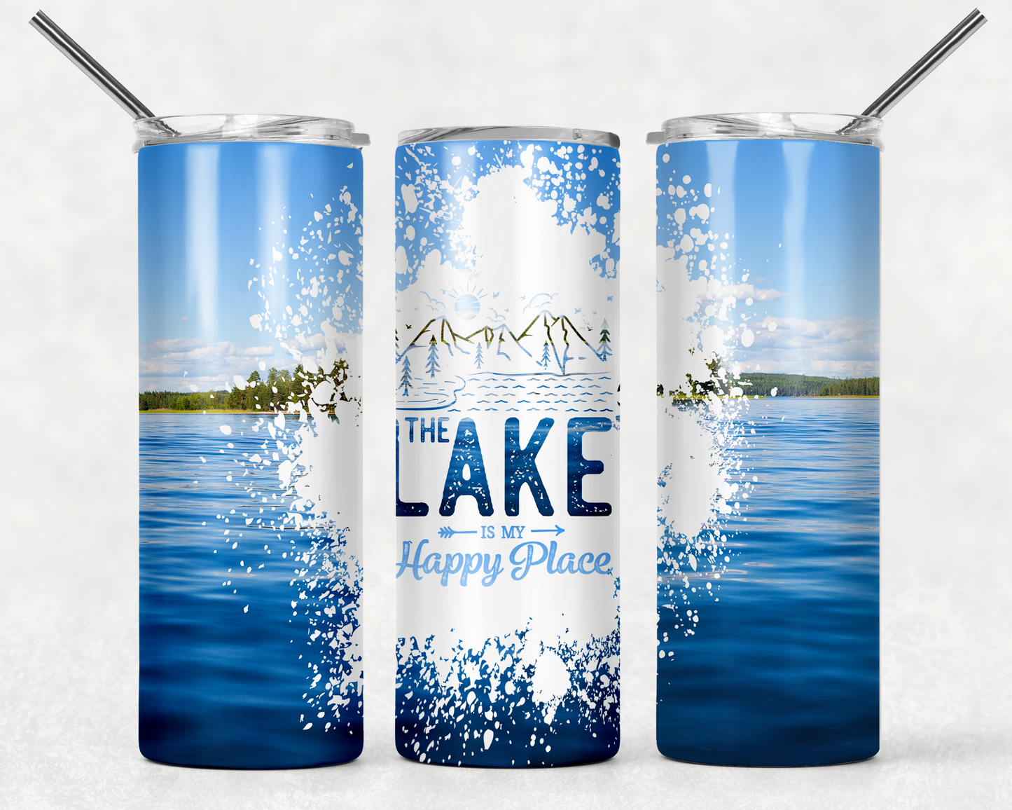 Lake Wrap For Straight Tumbler-M57