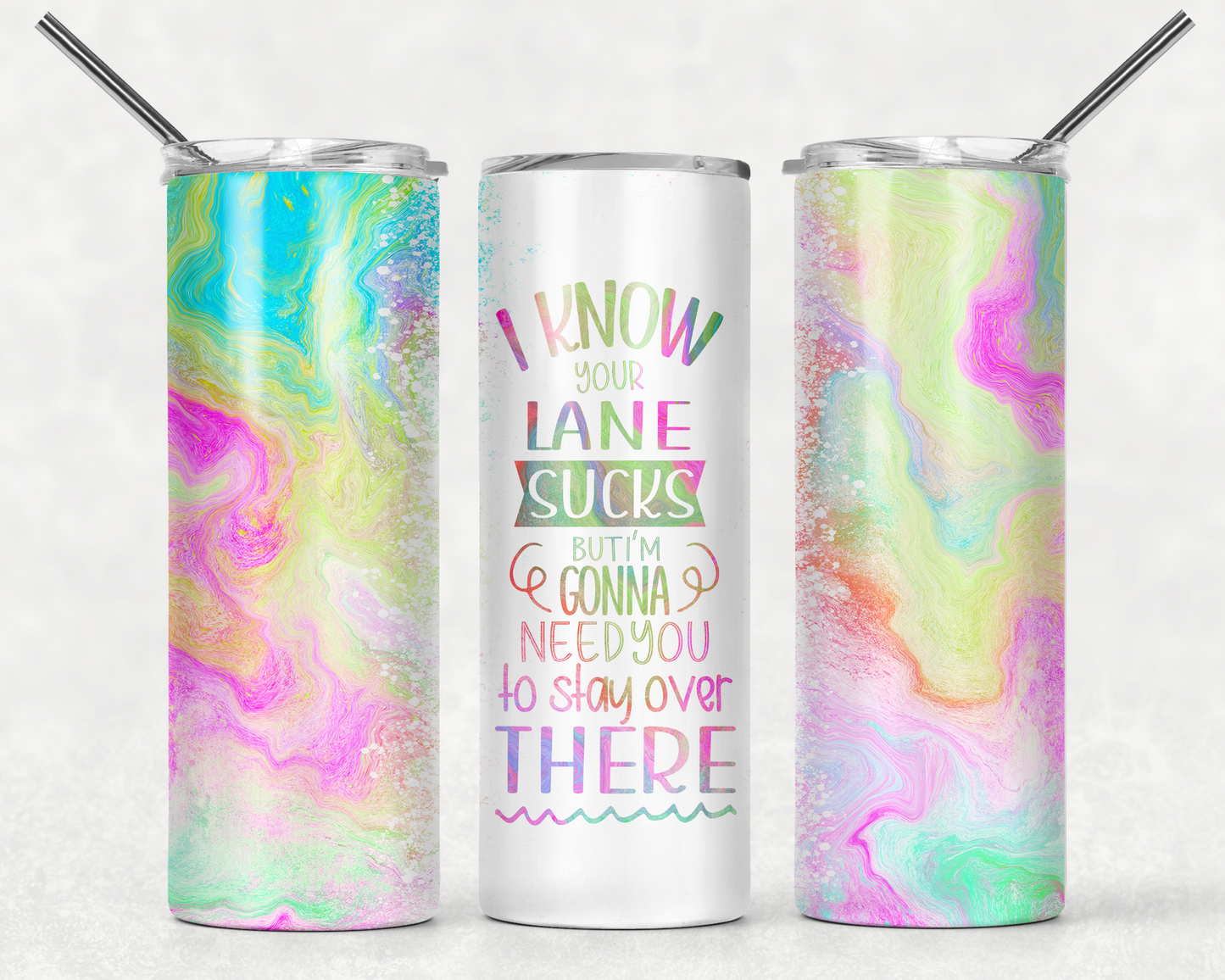 Lane Sucks Wrap For Straight Tumbler-M82