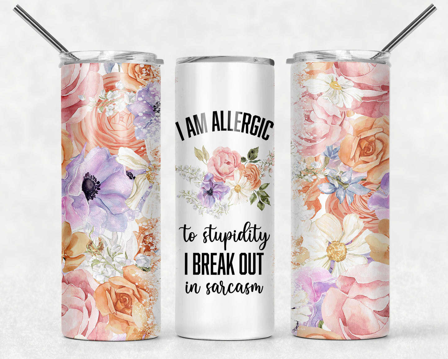 Allergic Wrap For Straight Tumbler-M112