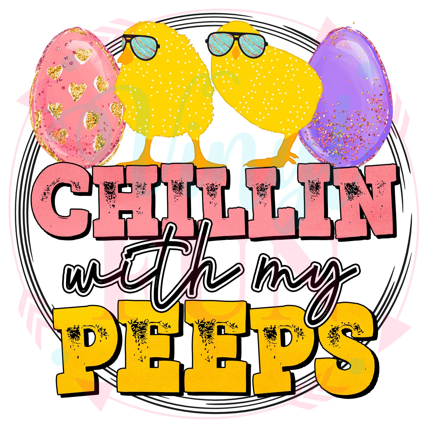 Chillin Peeps-H140