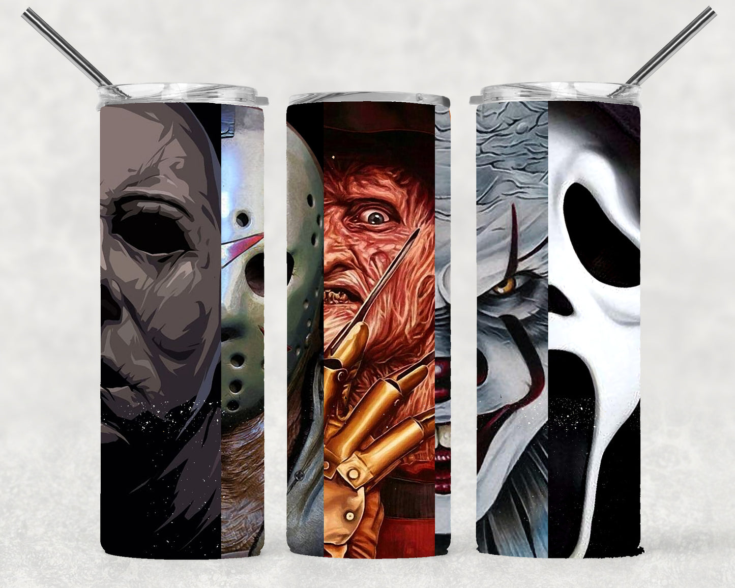 Horror Movie Wrap For Straight Tumbler-VF55