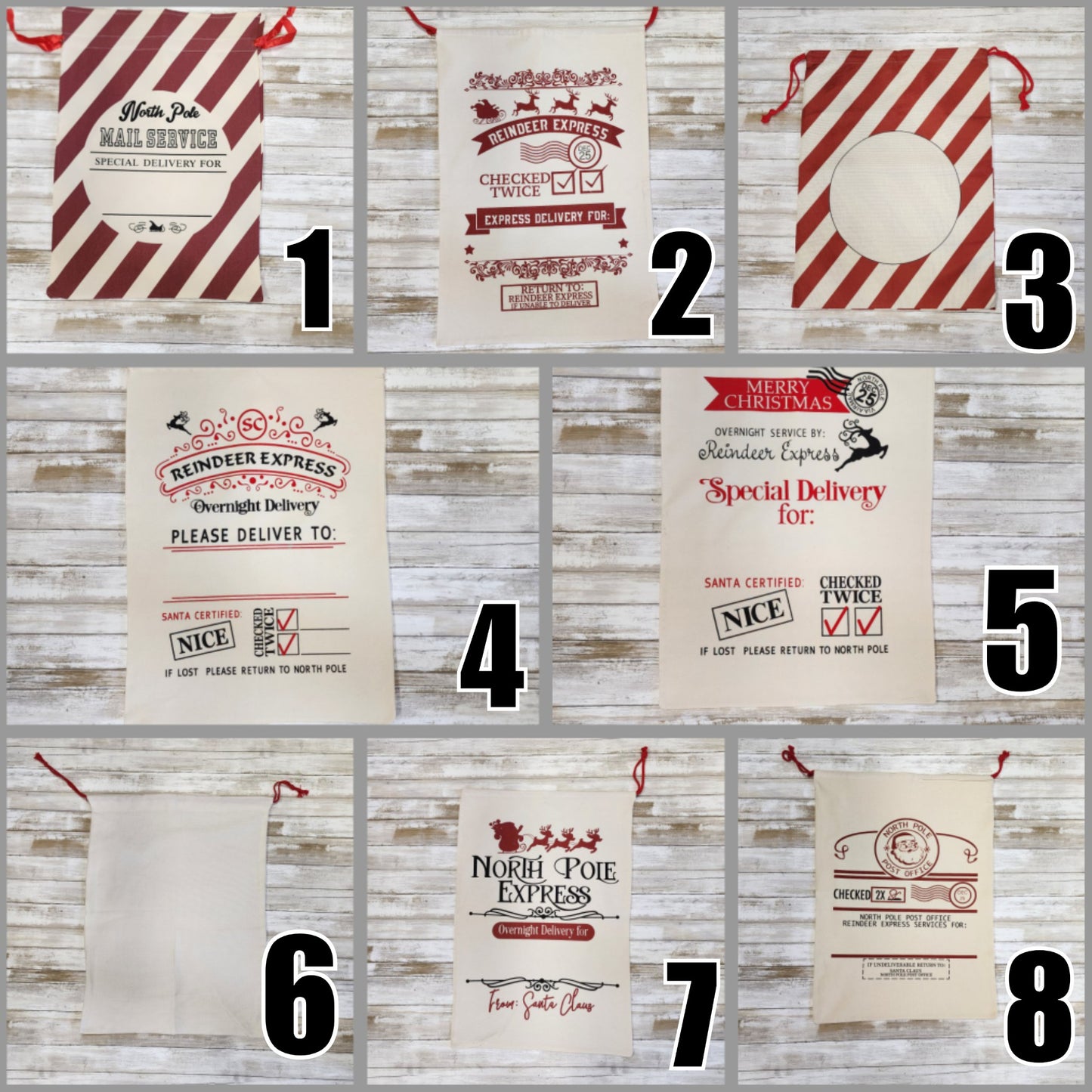Sublimation Santa Sack