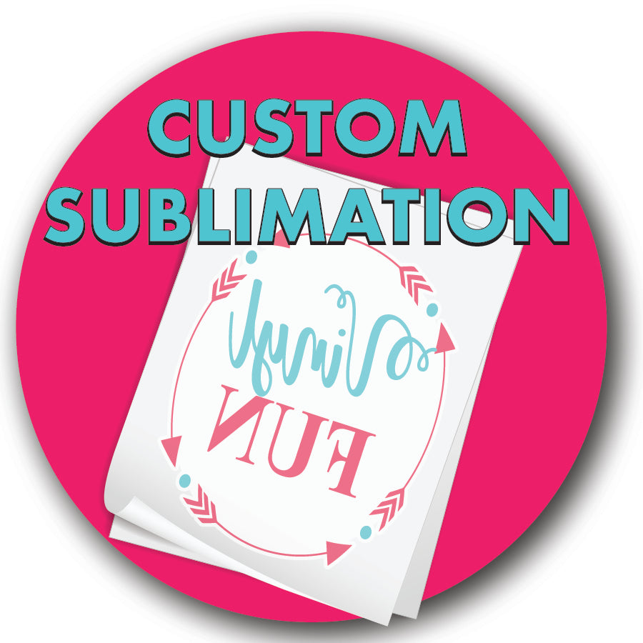 CUSTOM Sublimation Transfer sheets - Ready to Press- NO Minimum!