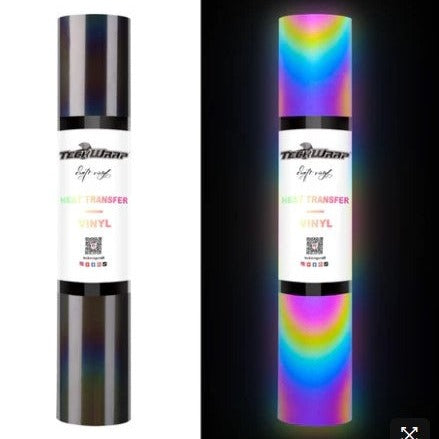 HTV Reflective Rainbow-Teckwrap – Vinyl Fun