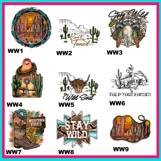 Wild West Decal Sheet