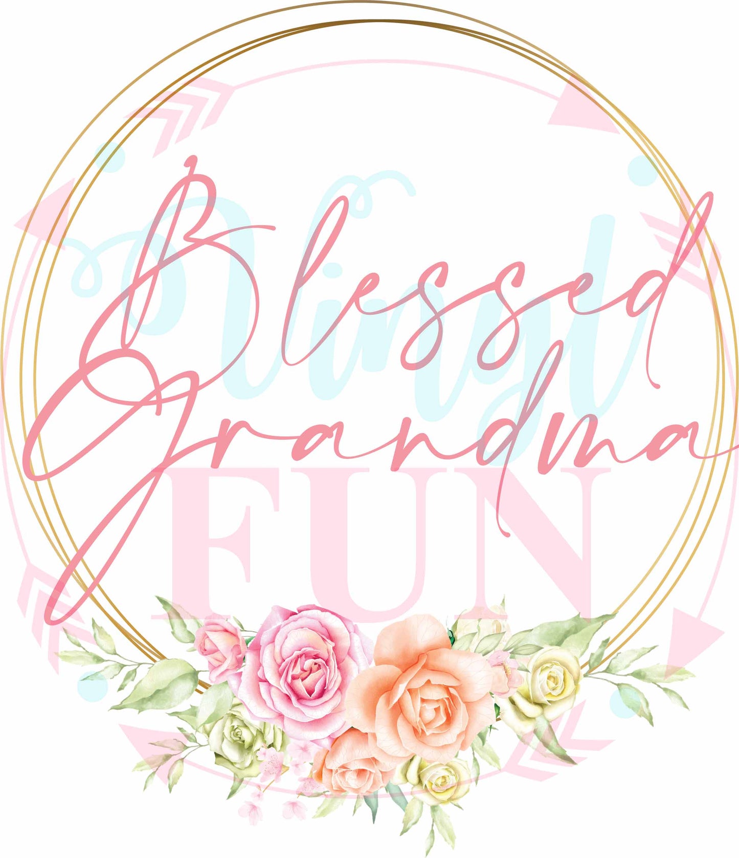 Blessed Grandma Gold Ring-Digital Download