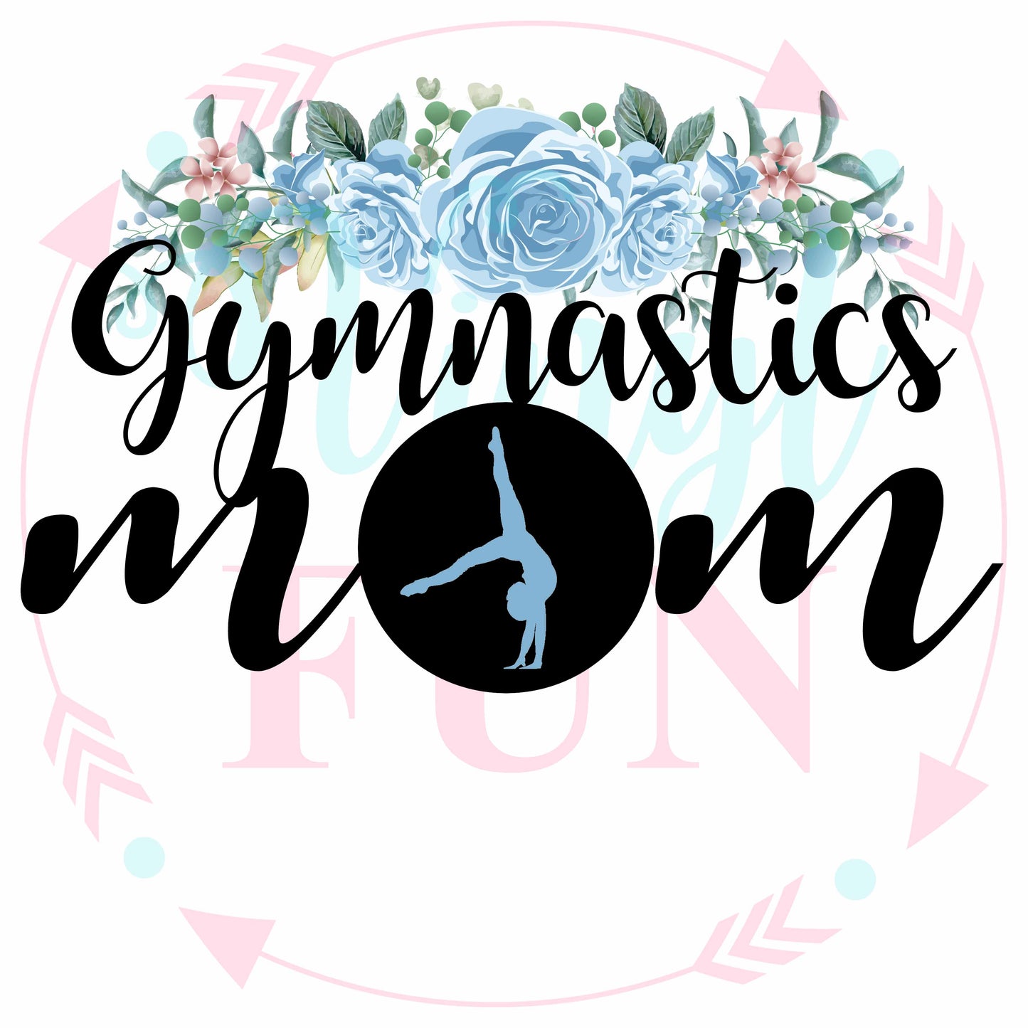Gymnastic Floral Mom-Digital Download